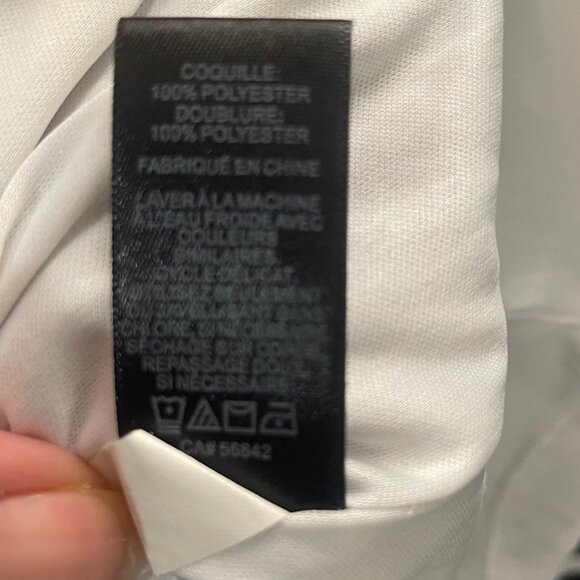 Express Women's Portofino Black White Striped Shirt Dress Roll Tab Sleeve XS - Picture 15 of 16